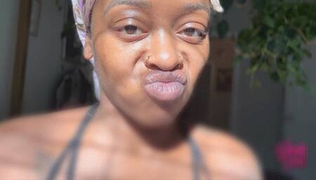 Sniffing My Upper Lip