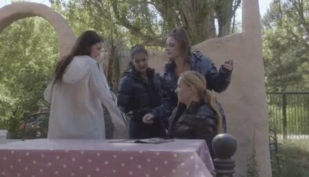 Fucked by down jacket girls gang - wmv 720p