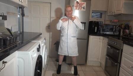 Dancing in Apron with Ankle boots