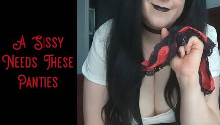 A Sissy Needs These Panties