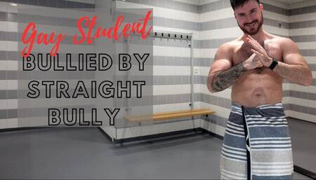 Gay student bullied by straight jock