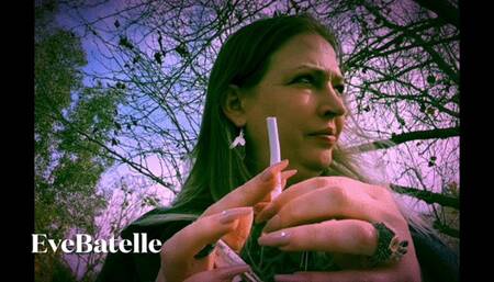 Outdoor Smoking On A Windy Day