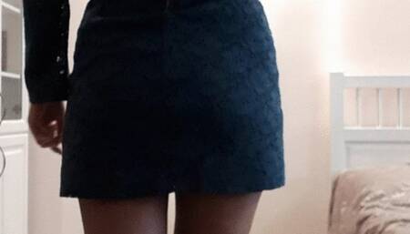 All day in sweaty pantyhose