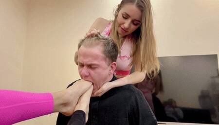 Jucy and Agma Hard Foot Humiliation Femdom And Gonzo Foot Domination With Kira (MP4 HD 1080p)