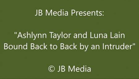 Ashlynn and Luna Cuffed and Taped by an Intruder - HD