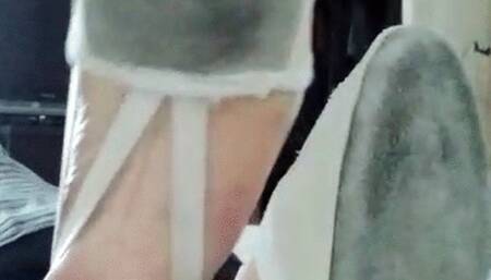 Ballet Toe Shoes Wiggling