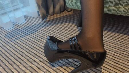 Mesmerised by your goddess legs and heels