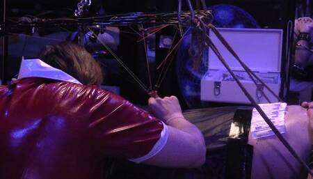 kinky piercings and rainbow bondage