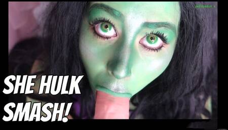 INCREDIBLE HULK SMASH COSPLAY