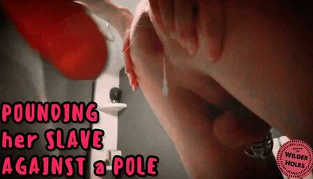 PEGGING her SLAVE to a POLE - HD