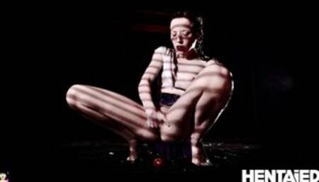 Oviposition - Stunning Young Red Head Gets Fucked from inside & Ejects Alien Eggs