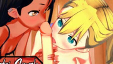 Nagatoro and Yoshi fucking Senpai in a threesome - Don't Toy With Me, Miss Nagatoro Hentai.