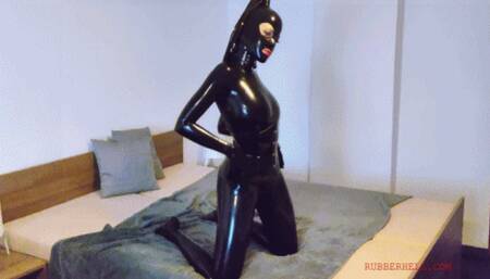 Black Latex Doggystyle In Hotel Room no128