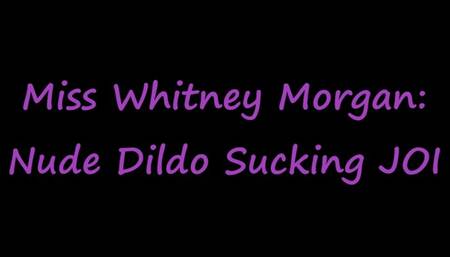 Whitney Morgan: Nude Dildo Sucking JOI - mp4