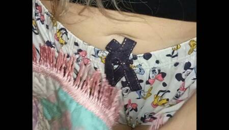 I am normally wake up leaking in my pajamas shorts