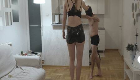 humiliation of a man in height