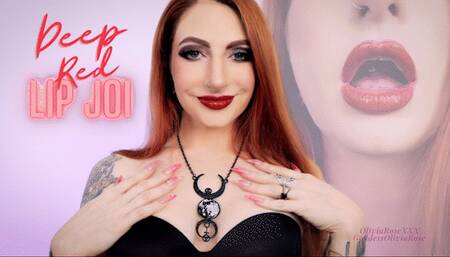 Deep Red Lips JOI (MP4 1080p)