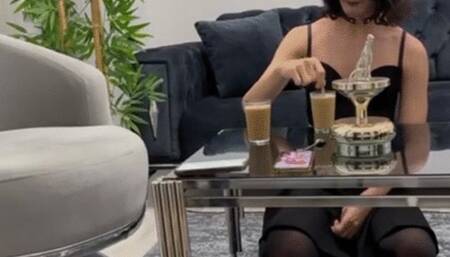 THROAT FUCKING AND HARD STRAP-ON