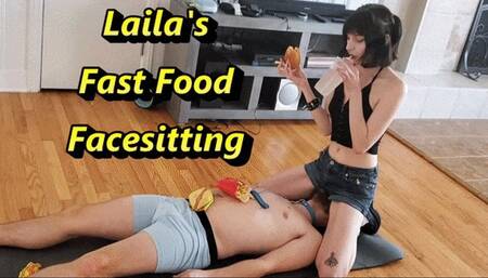 Laila's Fast Food Facesitting