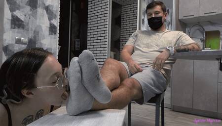 Personal cleaner for my sweaty feet!