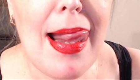 lick and bite lips