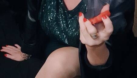 Smoker Mummy puffs intensely and sexy her cigar, sucks deeply the creamy white smoke fog into her lungs,