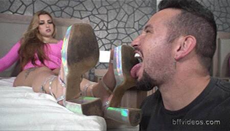 Worship Goddess Jade Red Sweaty Feet I