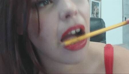 Oral Fixation - Chewing My Pencils in Half 480p wmv