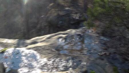 StonedSummer Cums in Crotchless Shorts in Public!