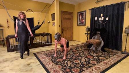 Mythology Whipping- Countess Rainey Whips Barticus