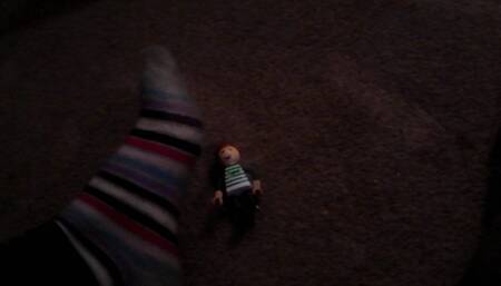 Giantess stomps on little man part 2