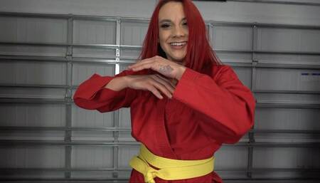 MARIA JADE EARNS HER ORANGE KARATE BELT (wmv 1080)