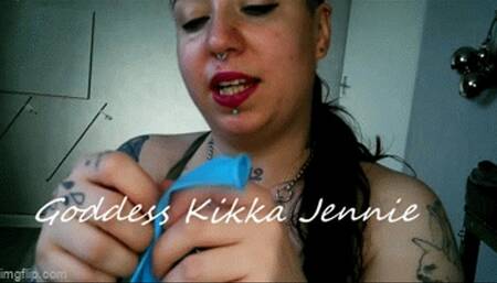 Blue Balloon Blowing Up