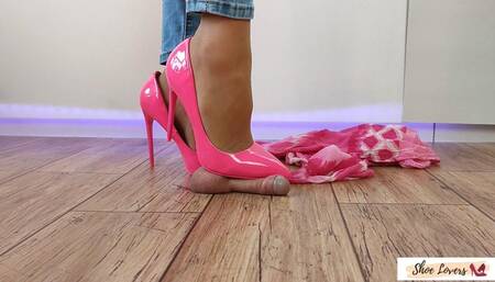 Pink fluo heels shoejob