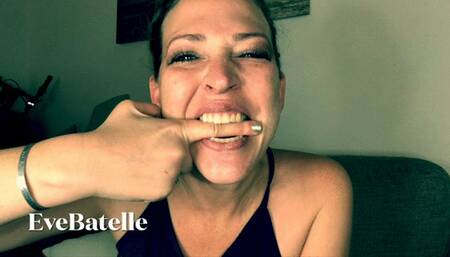 Self Biting Growling MILF