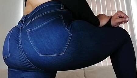 Jean Jerker Hypnosis you can only jerk off to tight jeans on black ass