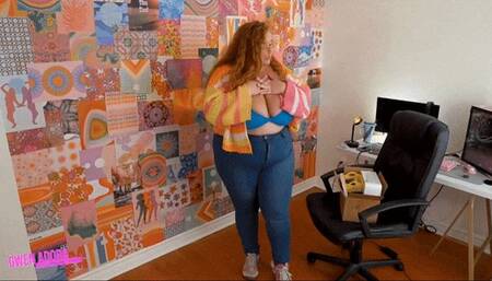 Taboo Goodbye Blowjob and Titty Fuck - Gwen Adora BBW MILF BJ Big Tits Titjob - sd mp4