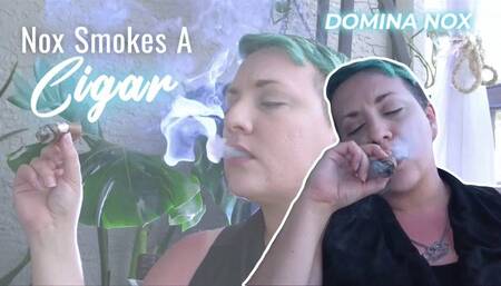 Nox Smokes A Cigar 4k