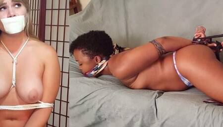 Teis and Gagged Karma and Madison