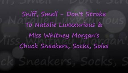 Miss Whitney Morgan & Natalie Luxxx: Sniff No Stroke to Chucks Socks Soles - mp4