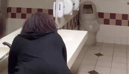 HUMPING THE BATHROOM SINK!