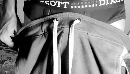 Huge dick with hot masterbating boy Black and white cock