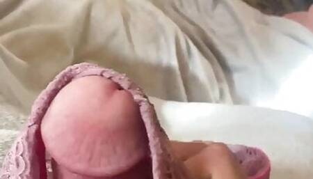 Pulling my thick cock