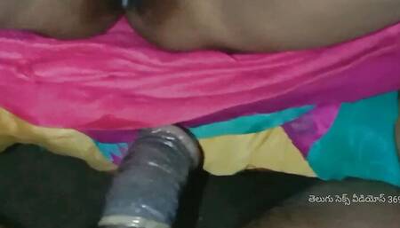 Andhra lanja tight puku round Sallu puffy nipples big boobs clear pussy fucking telugu audio dirty talking