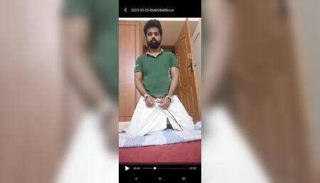 Handcuffed Lungi man fetish
