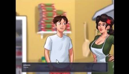 [Gameplay] Summertime saga - Johannes helped Maria in the shop