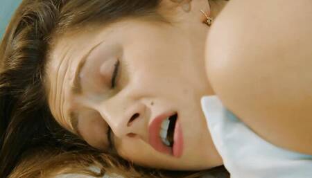 Cute Czech Teen Finishes Him On Her Face