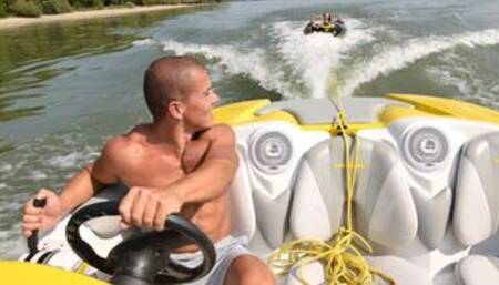 Great outdoor sex with a stunning brunette girlfriend Lilu Moon