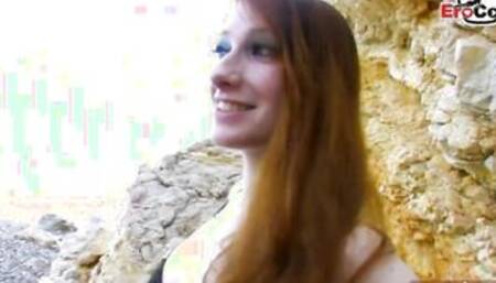 French thin 19 year older gotten anal plowed! outdoor at the beach