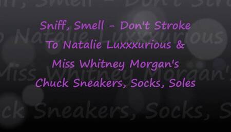 Miss Whitney Morgan & Natalie Luxxx: Sniff No Stroke to Chucks Socks Soles - wmv